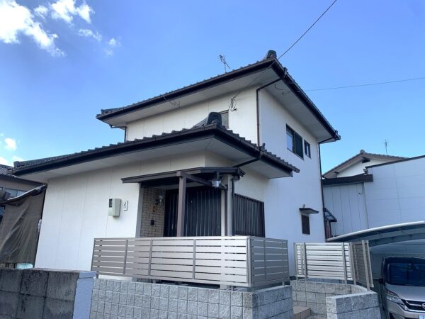 熊本市北区Y様邸　外壁屋根塗装　耐久性・耐汚染性の高い塗料で美しく蘇りました