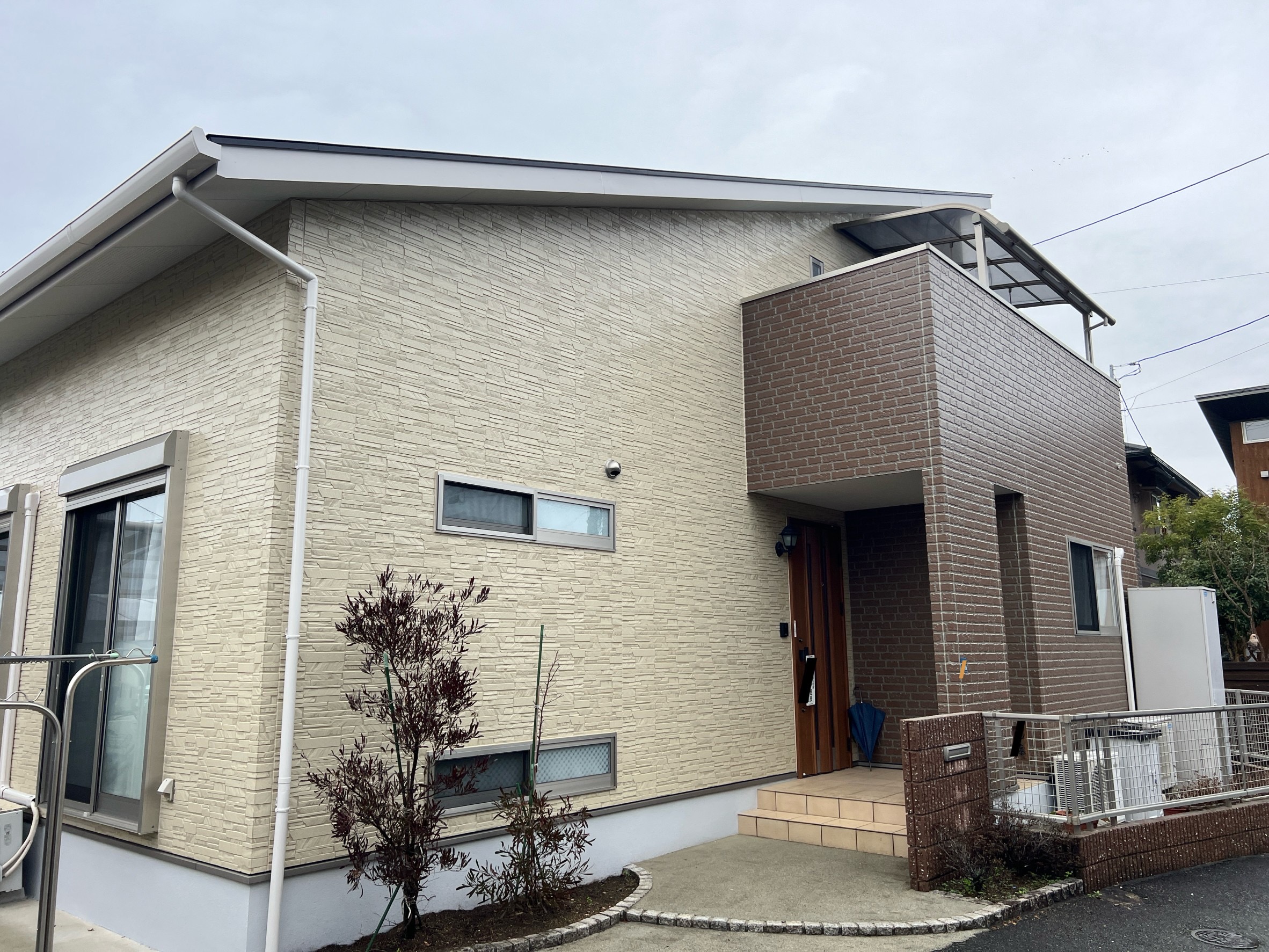 熊本市北区K様邸　外壁塗装　クリアー塗装で新築時のような艶が蘇りました